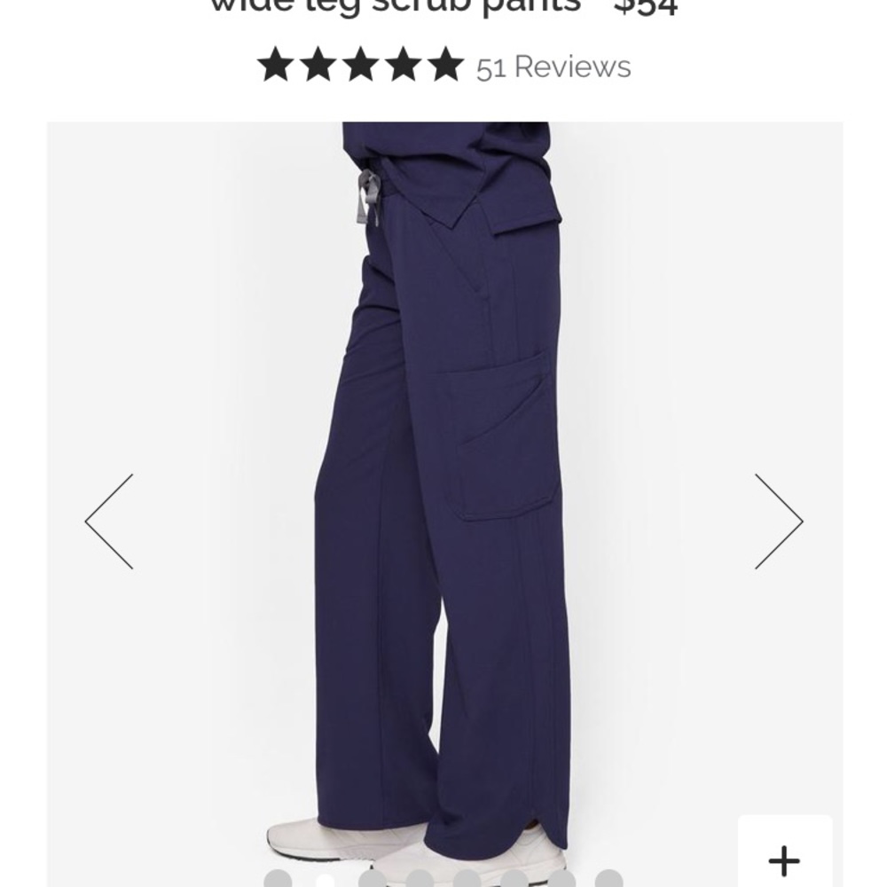 Wide leg scrubs! Worn once!